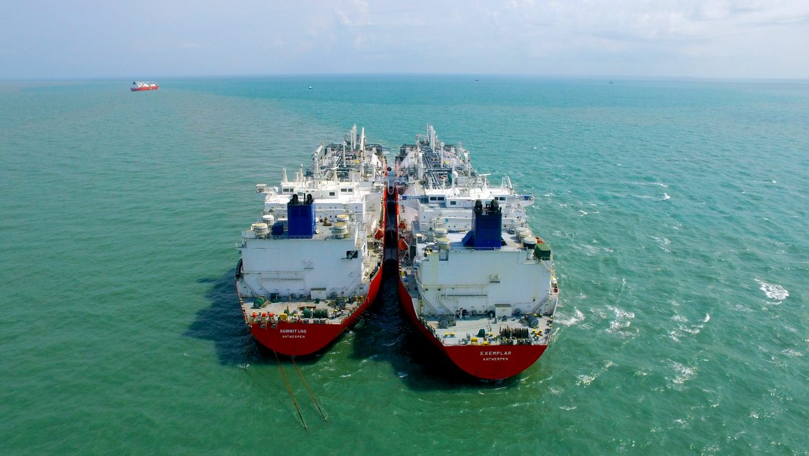 Summit LNG two FSRUs offshore Bangladesh