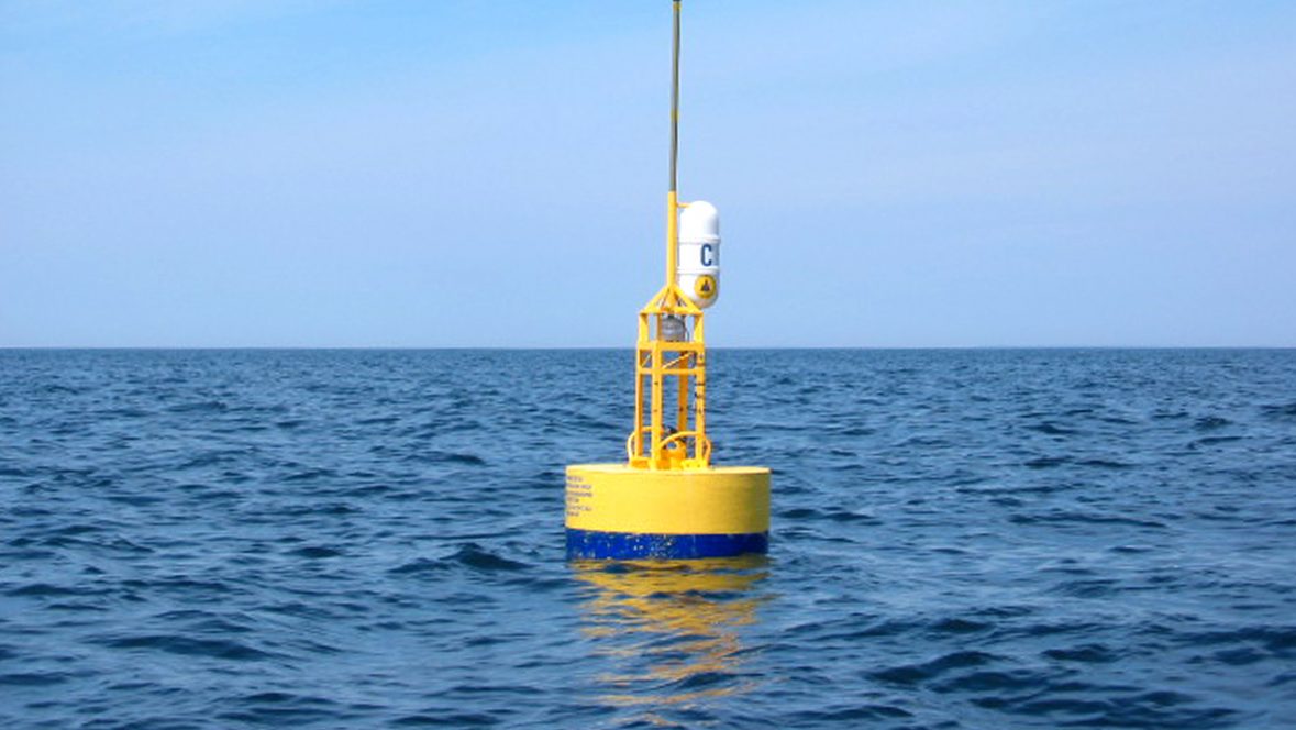 Whale acoustic buoy at NEG